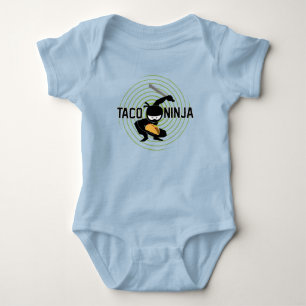 Taco Ninja Design - Baby Jersey Bodykostym T Shirt