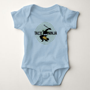 Taco Ninja Design - Baby Jersey Bodykostym T Shirt