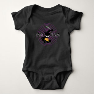 Taco Ninja Design - Baby Jersey Bodykostym T Shirt