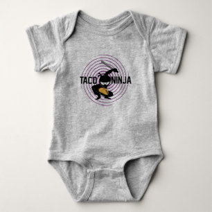 Taco Ninja Design - Baby Jersey Bodykostym T Shirt