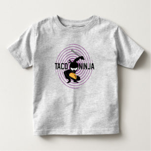Taco Ninja Design - Småbarn Bra Jersey T-Shirt