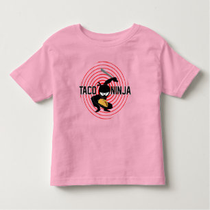 Taco Ninja Design - Småbarn Bra Jersey T-Shirt