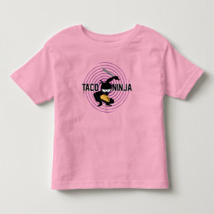 Taco Ninja Design - Småbarn Bra Jersey T-Shirt