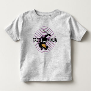 Taco Ninja Design - Småbarn Bra Jersey T-Shirt