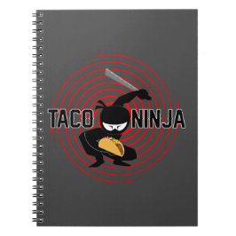 Taco Ninja Design - Spiral-foto-anteckningsbok Anteckningsbok