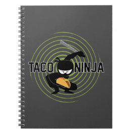 Taco Ninja Design - Spiral-foto-anteckningsbok Anteckningsbok