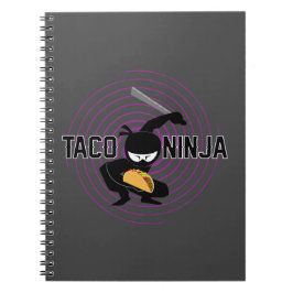 Taco Ninja Design - Spiral-foto-anteckningsbok Anteckningsbok