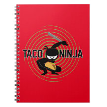 Taco Ninja Design - Spiral-foto-anteckningsbok