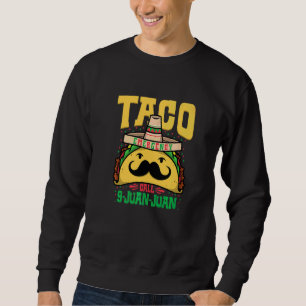 Taco Nödsamtal 9 Juan Juan Mexikansk Cinco de M Lång Ärmad Tröja