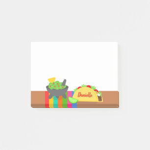 Taco och Guacamole Post-it Block