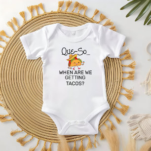 Taco om Baby, mexikanska babypresenten Baby Bib T Shirt