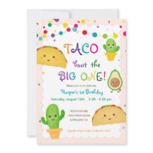 Taco om BIG ONE - fiesta-tema 1:a födelsedagen