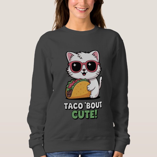 Taco 'Om Cute Kitten T Shirt (Framsida)