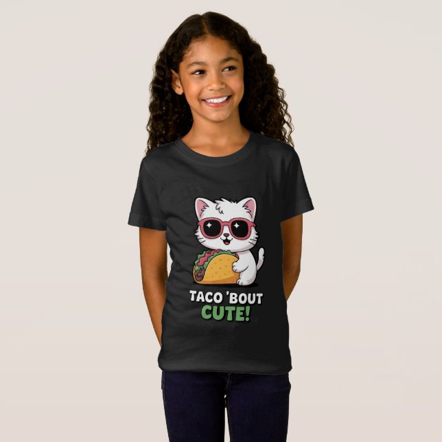 Taco 'Om Cute Kitten T Shirt (Hel framsida)