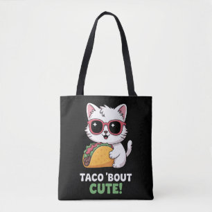 Taco 'Om Cute Kitten Tygkasse