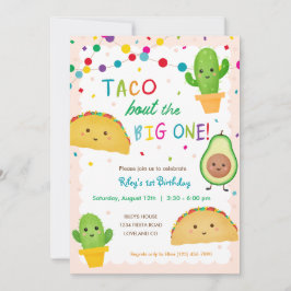 Taco om den stora - fiesta-temafödelsedagen inbjudningar