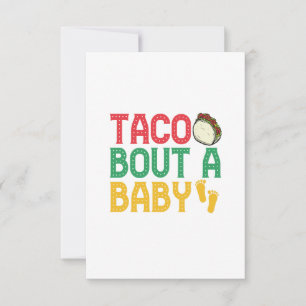 Taco om en Baby-funny Gravid Cindo De Mayo Tack Kort