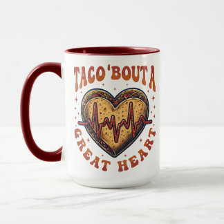 Taco om en fantastisk hjärta Cinco De Mayo Sjukskö Mugg