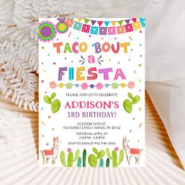 Taco "om en fiesta-inbjudan inbjudningar
