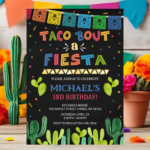Taco om en fiestasinbjudan inbjudningar