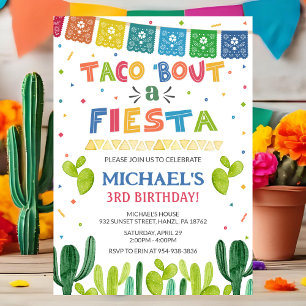 Taco om en fiestasinbjudan inbjudningar