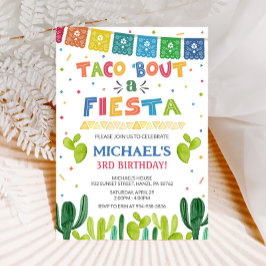Taco om en fiestasinbjudan inbjudningar