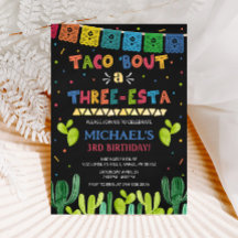 Taco om en inbjudan till tre esta
