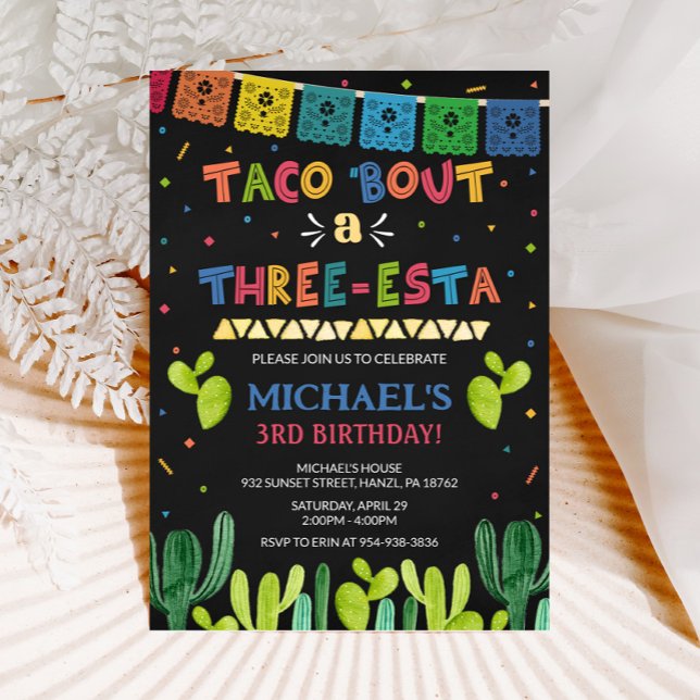 Taco om en inbjudan till tre esta (Skapare uppladdad)