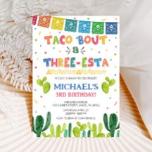 Taco om en inbjudan till tre esta