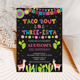 Taco "om en inbjudan till tre Esta-födelsedag