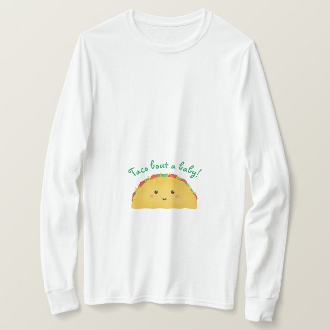 Taco om ett baby-fiesta-tema t shirt (Design framsida)