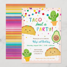 Taco om party - fiesta-tema födelsedagen