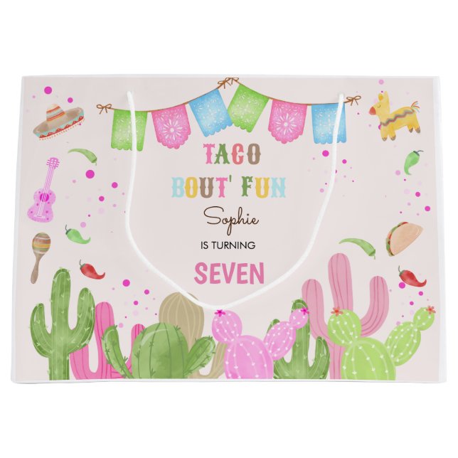 Taco om roligt fiesta mexican barns födelsedag (Framsidan)