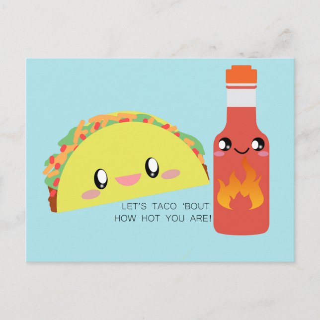 TACO 'on HETT Postcard Vykort (Framsida)