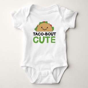 Taco-out Cute Design i Lycklig Hand plockade T Shirt