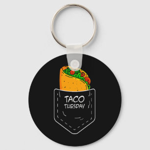 Taco på min Pocket Tisdag: Funny Fiesta Distress Nyckelring