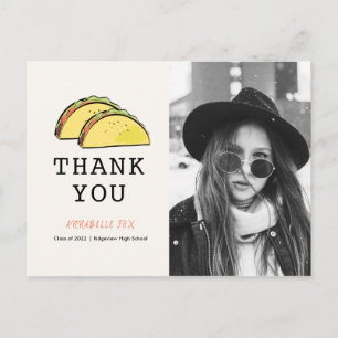 Taco Photo Tack-vykort Meddelande Vykort