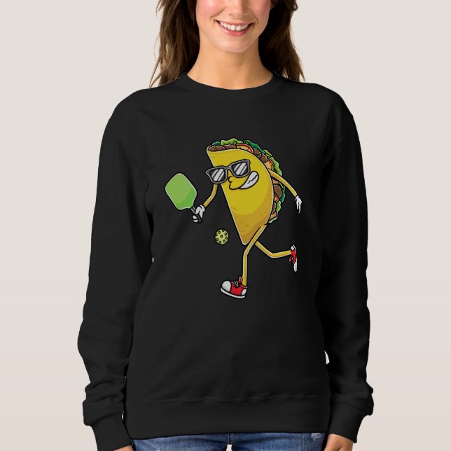 Taco Pickleball Mexican Cinco De Mayo Pickleball P T Shirt (Framsida)