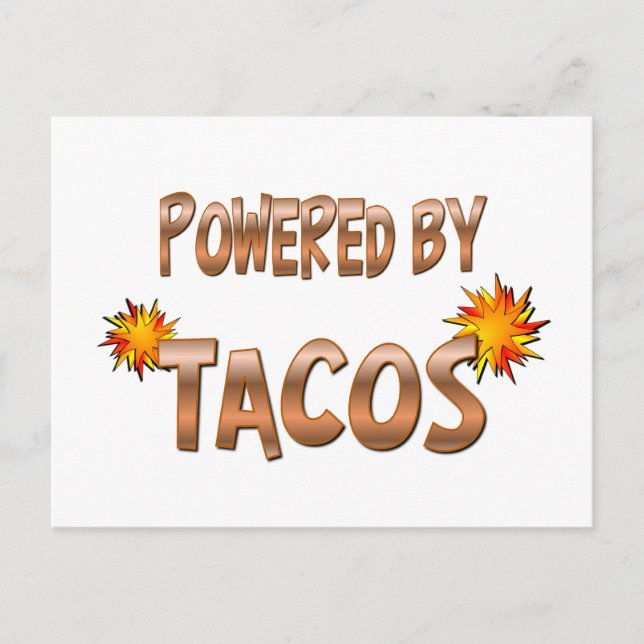 Taco Power Vykort (Framsida)