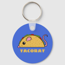 Taco Råtta Keychain