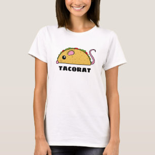Taco Råtta T-Shirt (svart text)