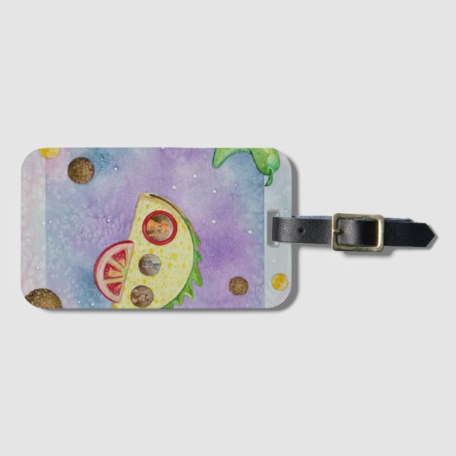 Taco Rocket Luggage Tag Bagagebricka (Framsida horisontal)