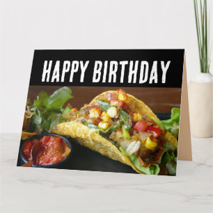 TACO ROLIGT FÖDELSEDAGSKORT KORT