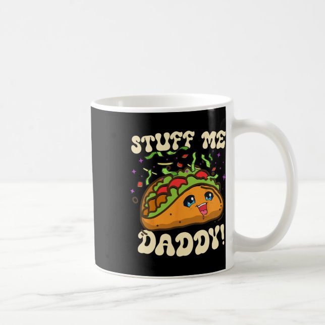 Taco Saker Me pappa Funny Cinco De Mayo Tacos Food Kaffemugg (Höger)