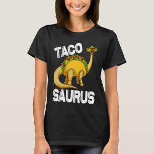 Taco Saurus Manar Cinco De mexikanska Firande T Shirt