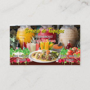 Taco Service-Affärskort Visitkort