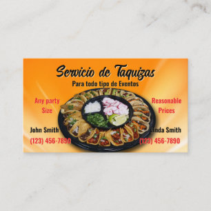 Taco Service Affärskort Visitkort