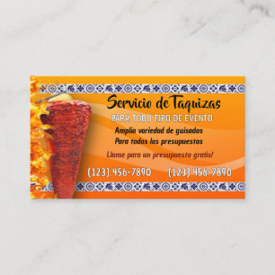 Taco Service-Affärskort Visitkort