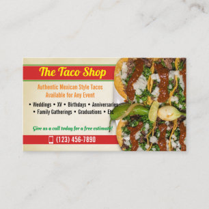 Taco Service Affärskorts Visitkort