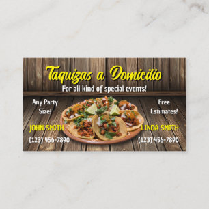 Taco Service Affärskorts Visitkort